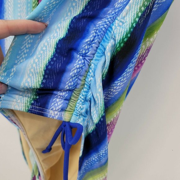 Swimsuits For All Halter Neck One Piece Swimsuit Padded Women's Size 26 - Picture 5 of 10